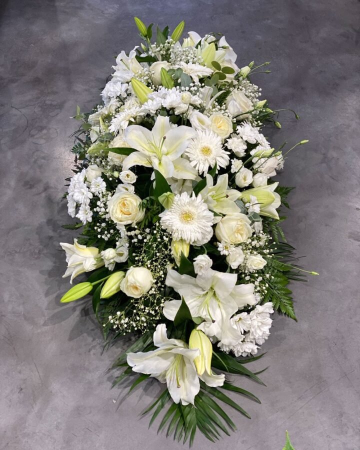 Centro funerario blanco