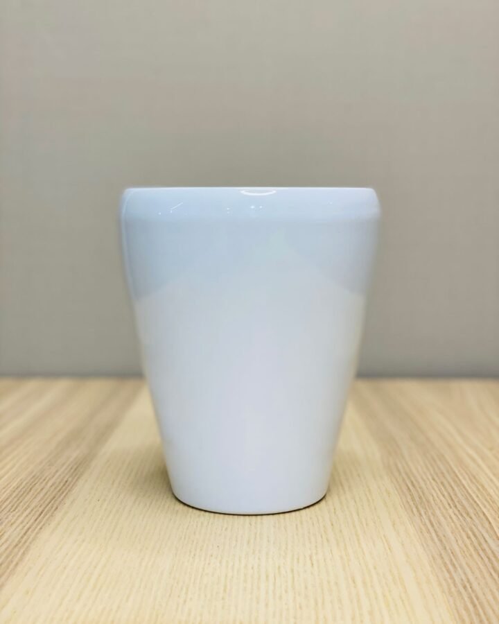 Macetero de cerámica blanco para Orquídea